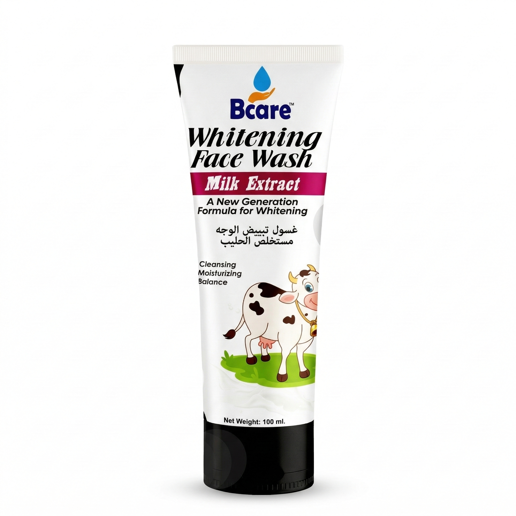 Bcare Whitening Face Wash Milk Extract (বিকেয়ার হোয়াইটেনিং ফেস ওয়াশ মিল্ক এক্সট্রাক্ট)